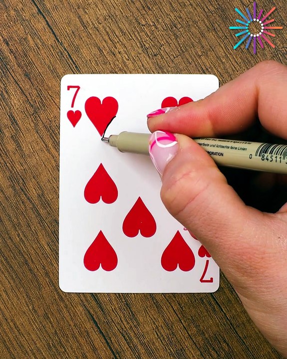 Get creative even with your cards🎴