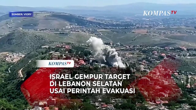 Ledakan Menggema di Nabatieh, Israel Gempur Target di Lebanon Selatan Usai Perintah Evakuasi