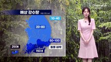 [날씨]전국 비, 남부 강하고 많은 비…남해안 150mm↑, 중부 최대 80mm