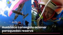 Praticante de parapente sobrevive após colisão com avião durante voo na Áustria