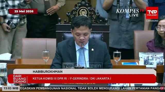[FULL] Menkum Supratman Beber Pandangan Presiden Prabowo di Rapat Komisi III DPR soal RUU Polri