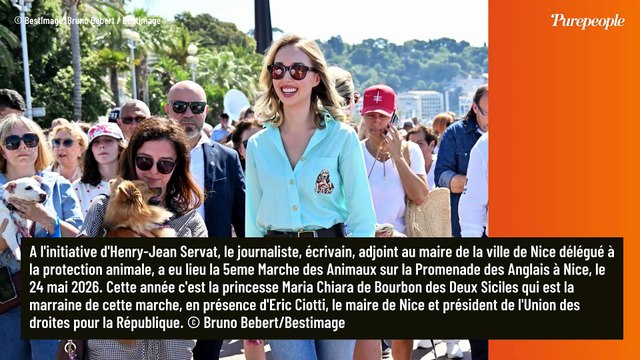 Écartée à cause de l'idylle de sa sœur Carolina, la princesse Maria-Chiara de Bourbon des Deux-Siciles s'affiche à Nice après sa mise au point