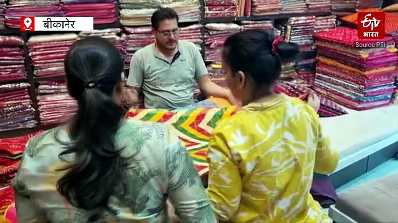 भीषण गर्मी में बीकानेर की लहरिया-डोरिया साड़ियों की बढ़ी मांग, देश-विदेश तक पहुंचा कारोबार