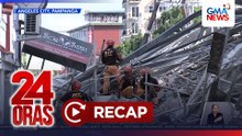 24 Oras: (Part 1) 4 nasawi sa pagguho ng building sa Pampanga; Update sa search & rescue; Pinaslang na mag-ina; Baha sa Mindanao, atbp