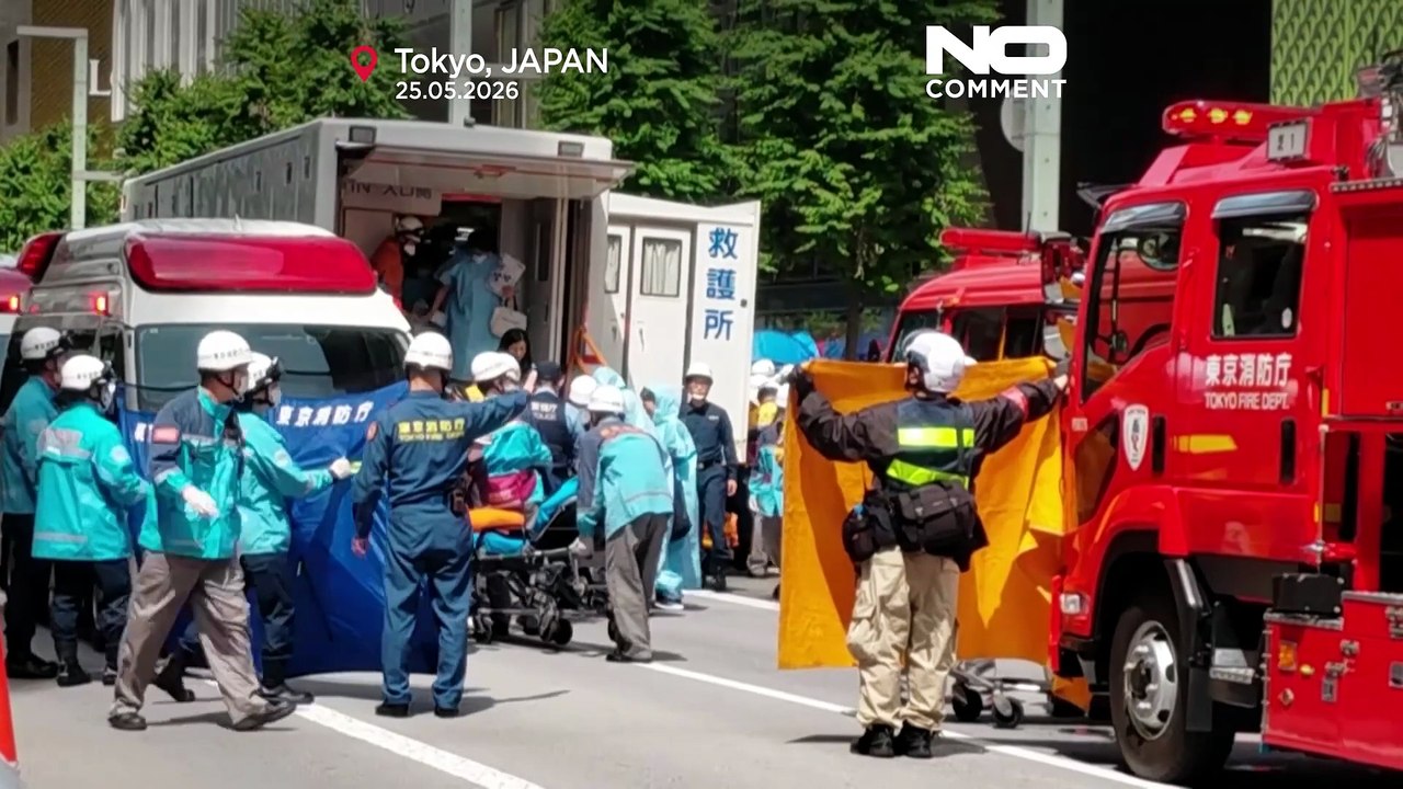 Panik in Luxus-Mall in Tokio: Mann versprüht unbekannte Substanz