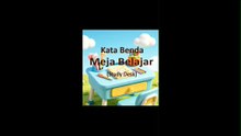 bahasa inggris animasi 10 kata benda yang ada di meja belajar