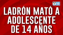 Ladrón mató de una puñalada a pibe de catorce años y se dio a la fuga