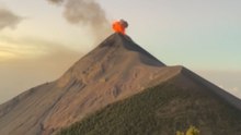 Ash Clouds Tower As Lava Bursts From Volcan De Fuego In Guatemala