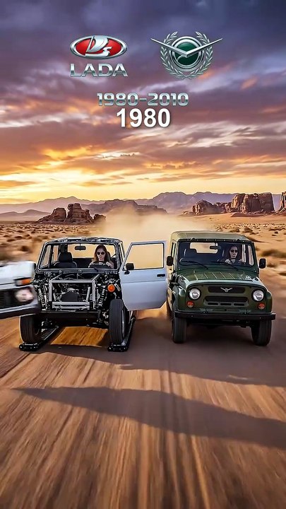 Niva vs UAZ-469 Evolution (1980-2010)