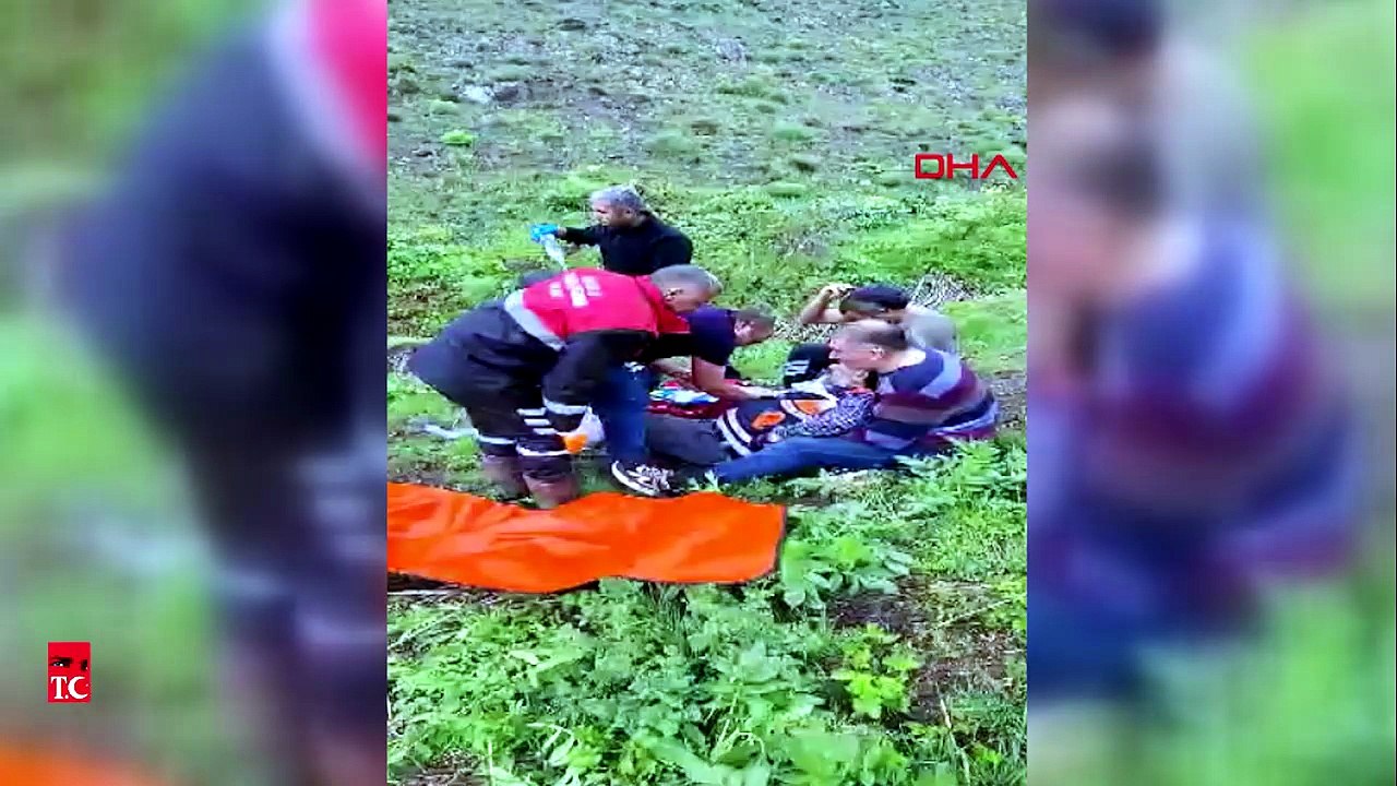 Mantar toplarken ayı saldırdı, ölümden döndü