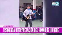 La tremenda interpretación del Himno Nacional que emocionó a todos