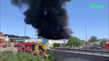 Incendie à Tubize - déclenchement du plan catastrophe