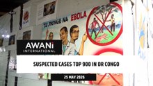 Suspected Ebola cases top 900 in DR Congo