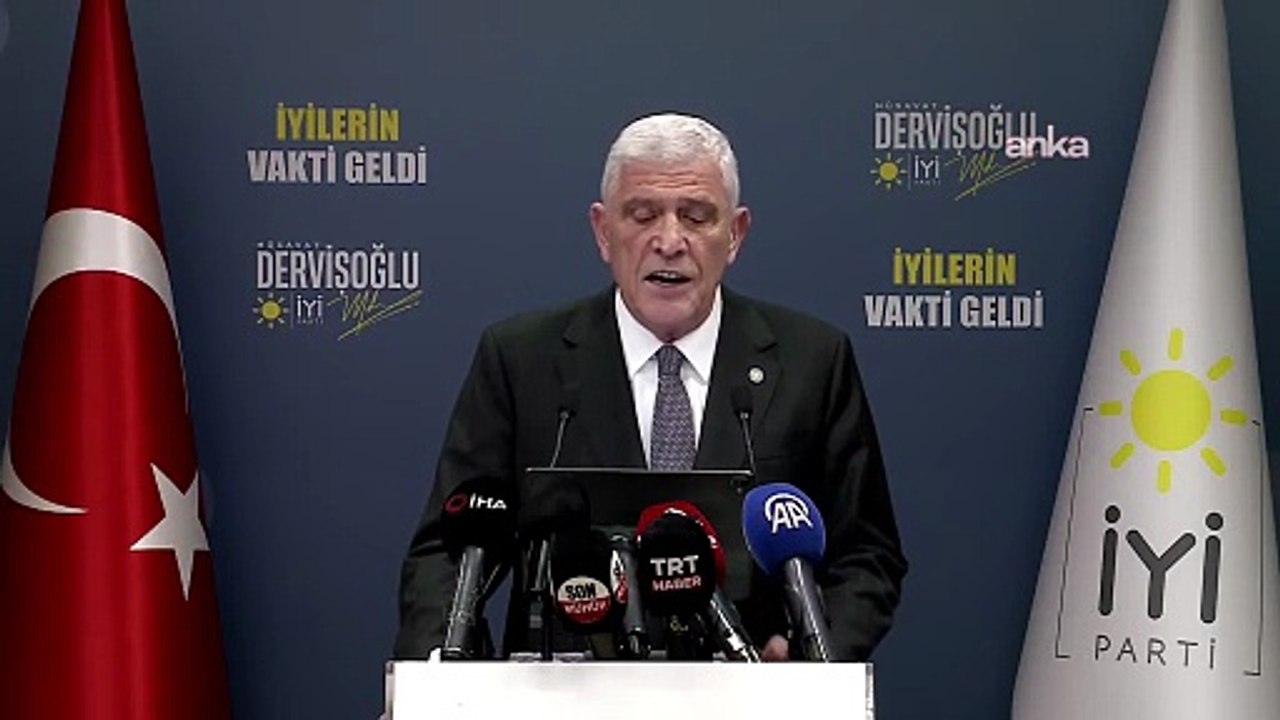 İYİ Parti Genel Başkanı Dervişoğlu: Cumhuriyetimizin geleceği açısından büyük endişe taşıyoruz
