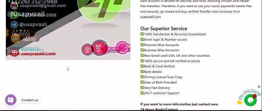Top 10 Reliable Websites for Buy Verified Wise Accounts Purchase