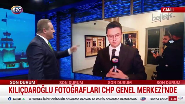 Kılıçdaroğlu fotoğrafları CHP Genel Merkezi'nde