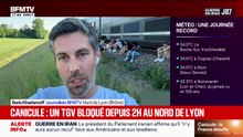 Marschall Truchot : Canicule, un TGV bloqué depuis 2h au nord de Lyon - 25/05