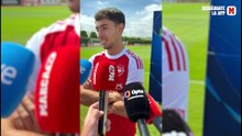 Martin Zubimendi atiende a MARCA antes de la final de la Champions