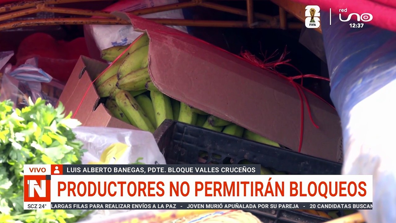 PRODUCTORES NO PERMITIRÁN BLOQUEOS