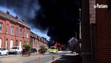 Impressionnant incendie d'un entrepôt en Belgique : de l'amiante dans les fumées