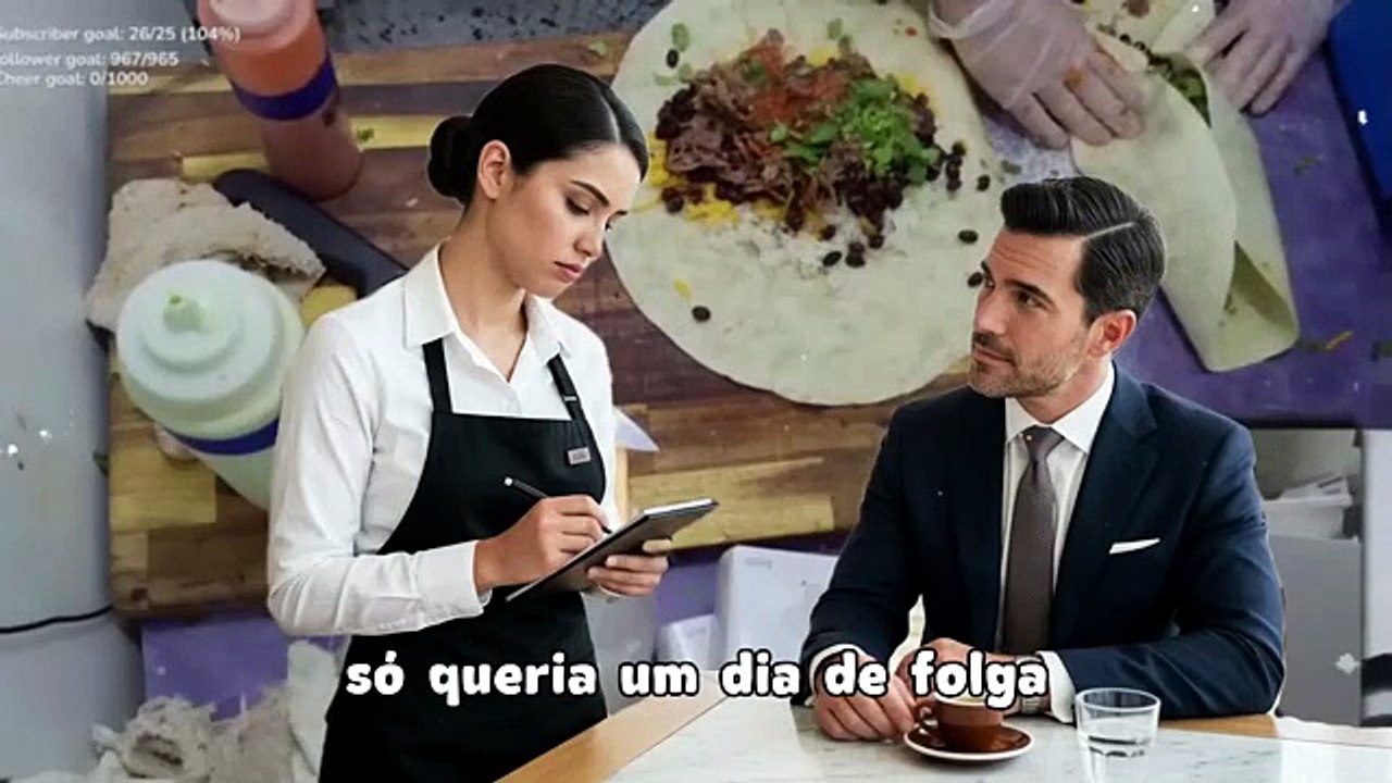A garçoneteé o bilionario um caso de amor.....