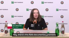 Swiatek unhappy with coach over Nadal documentary mix-up