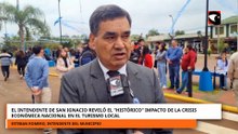 El intendente de San Ignacio reveló el histórico impacto de la crisis económica nacional en turismo