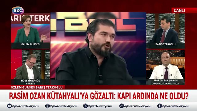 Rasim Ozan Kütahyalı'nın Gözaltı Görüntüleri! Barış Terkoğlu'ndan Analiz!