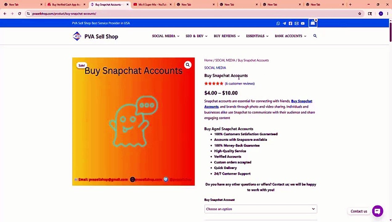 Google Chrome Place To Buy Snapchat Accounts - 100% Secure & Instant Delivery