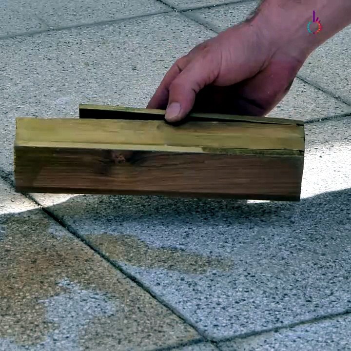 Creating a floating doorstop with wood
