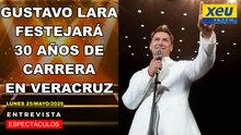 Gustavo Lara festejará 30 años de carrera en Veracruz