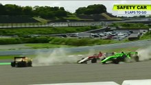 Super Formula Lights 2026 Suzuka Race 3 Big Crash