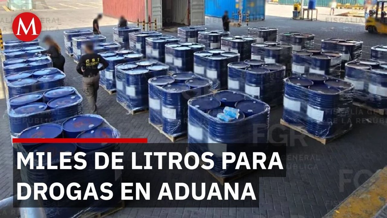 Fuerzas federales aseguran más de 54 mil litros de químicos en Manzanillo