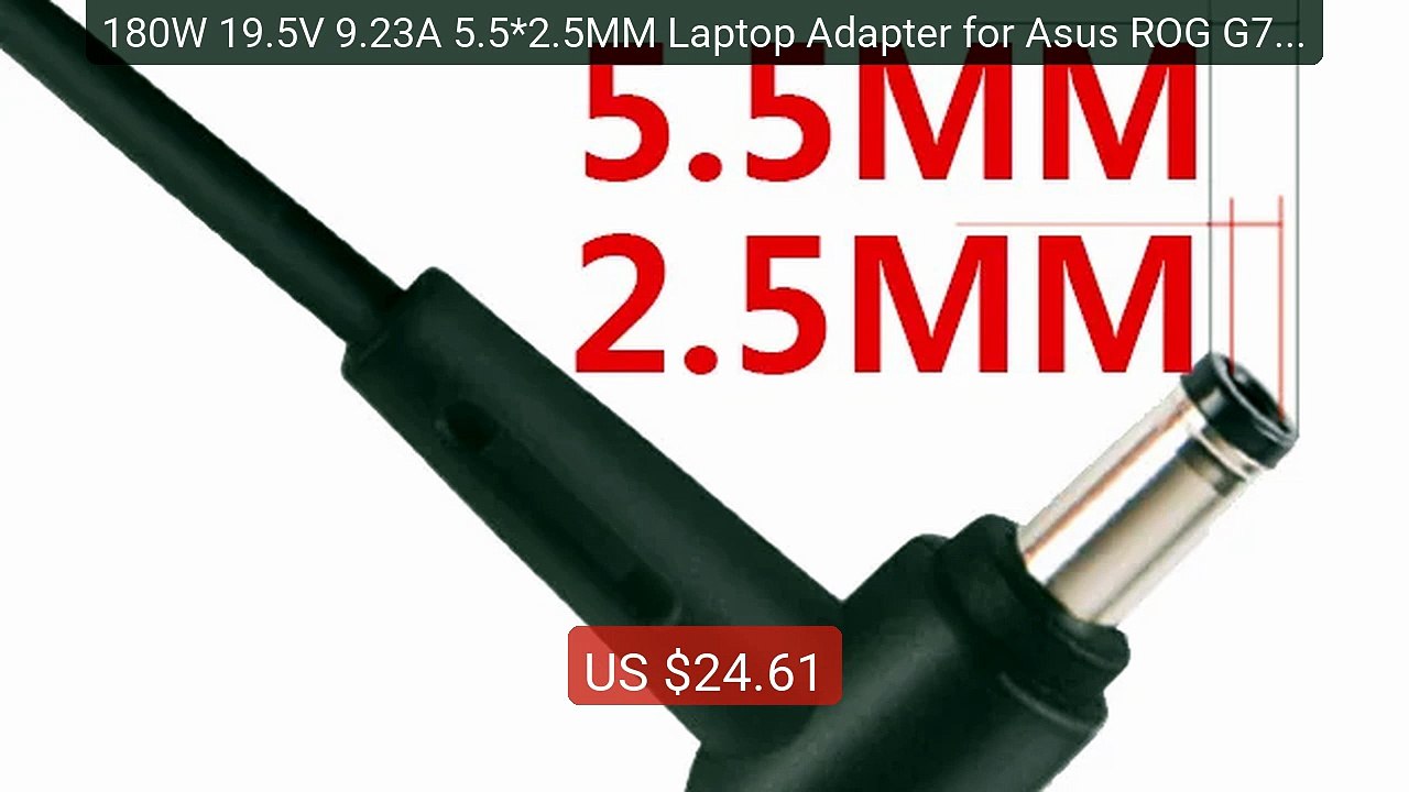 180W 19.5V 9.23A 5.5*2.5MM Laptop Adapter for Asus ROG G75 G75... -- Hot Deal 2026 | Limited Offer!