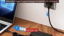 90W USB C Type C Laptop Charger For Dell XPS 15 13 Precisio... -- Top Pick 2026 | Unbeatable Price!