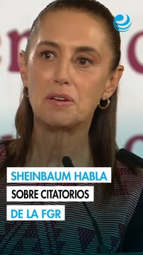 Sheinbaum reitera que citatorios de la FGR a Rocha Moya y Maru Campos son por investigaciones
