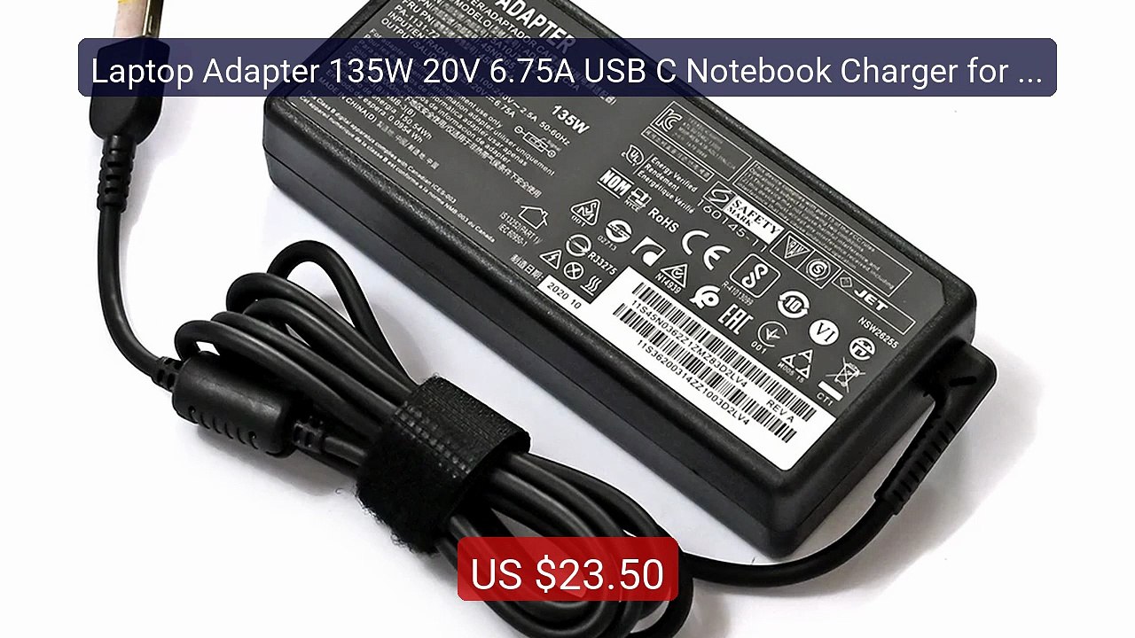 Laptop Adapter 135W 20V 6.75A USB C Notebook Charger for Leno... -- Amazing Value 2026 | Must Have!