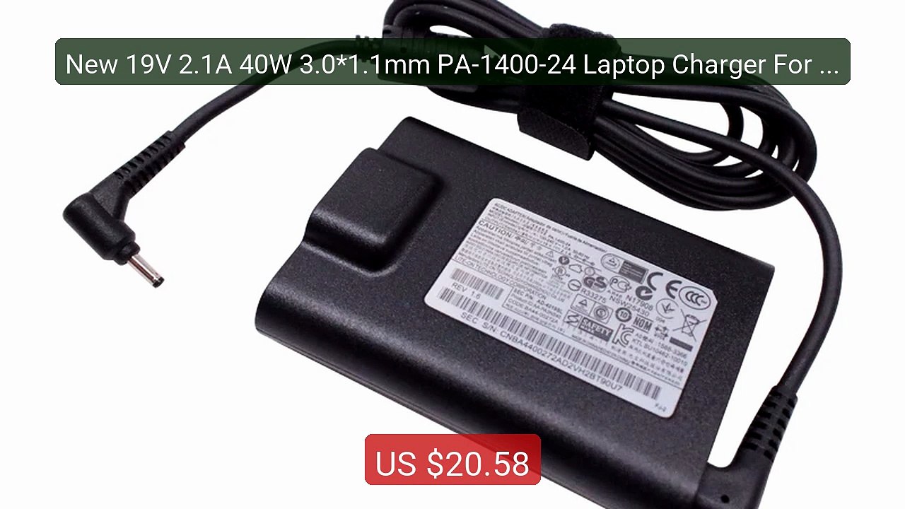 New 19V 2.1A 40W 3.0*1.1mm PA-1400-24 Laptop Charger For Sa... -- Top Pick 2026 | Unbeatable Price!