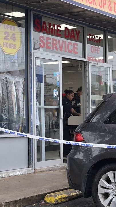 Masked gunman opens fire in Brooklyn laundromat