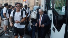 Así fue la llegada del Rayo a Leipzig: 10 aficionados, alguna foto y mucha calma
