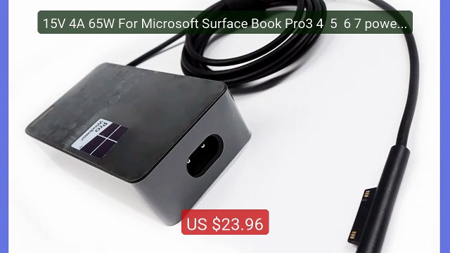 15V 4A 65W For Microsoft Surface Book Pro3 4 5 6 7 power Ad... Amazing Value 2026 | Must Have!