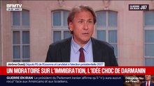 Moratoire sur l’immigration: “C’est un coup médiatique pour Gérald Darmanin”, dénonce Jérôme Guedj, député PS