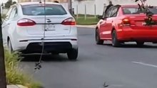 Joven esposado huye de policías de Apodaca y denuncia presunta siembra de droga