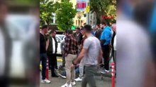 Taşköprü'de dehşet anları! Husumetlilerinin üzerine otomobilini sürdü