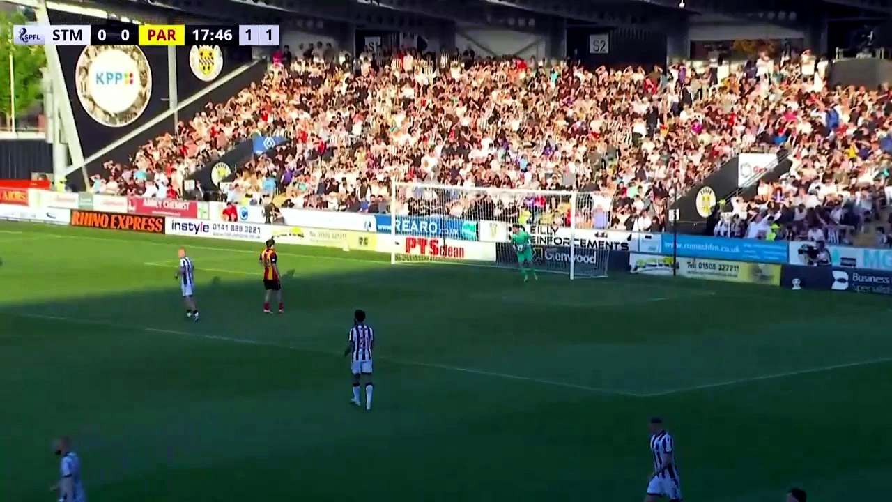 St Mirren Vs Partick Thistle 1 half Premiership Playoffs Final 2 leg Agg (1-1)