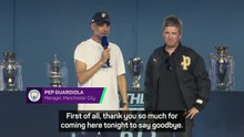 Pep Guardiola's final words as Manchester City boss