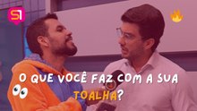 O que você faz com a sua toalha?