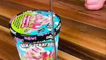 How to share STRAWBERRY ICE CREAMY with your sibling properly😭❤️🍦 CHEFKOUDY