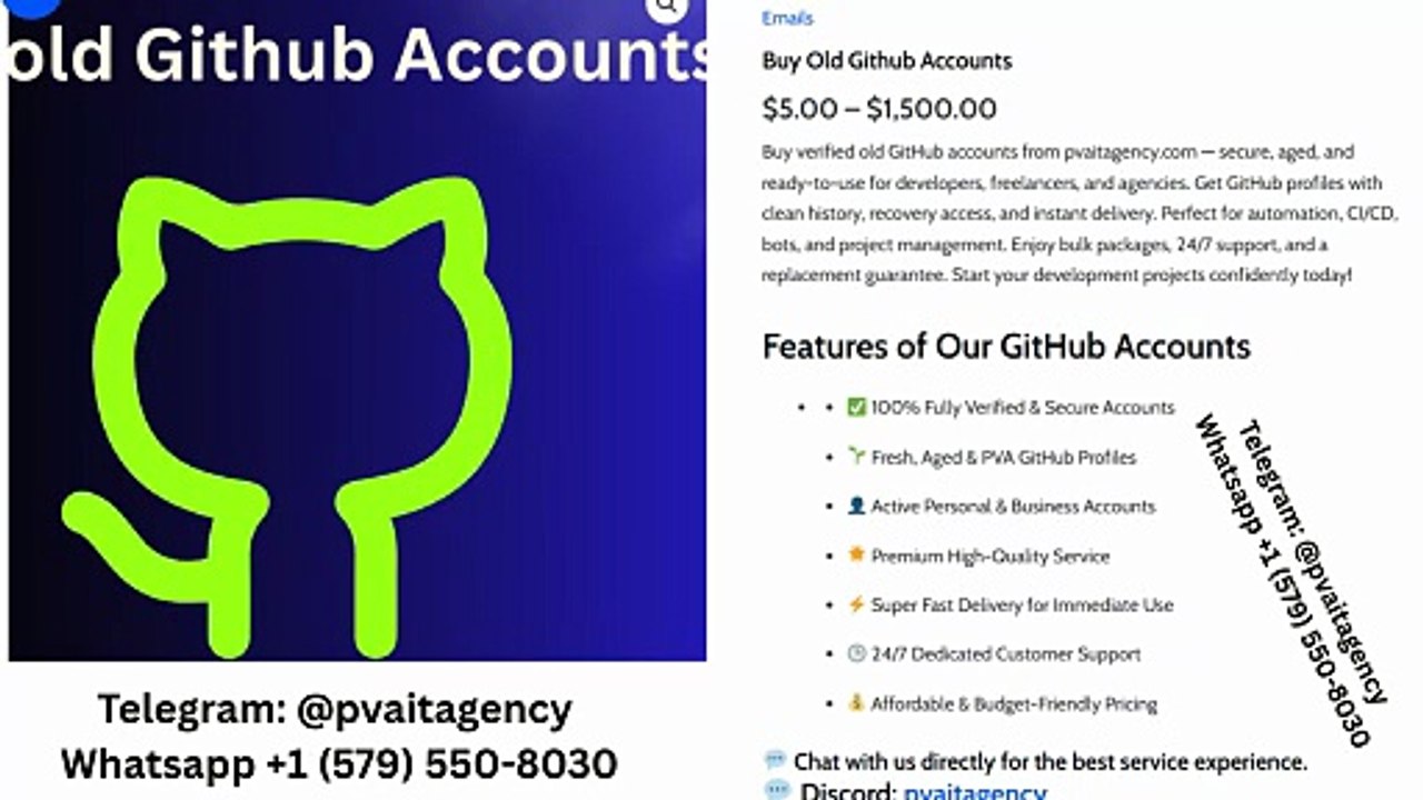 Best 5 Platforms to Buy Aged GitHub Accounts With ...