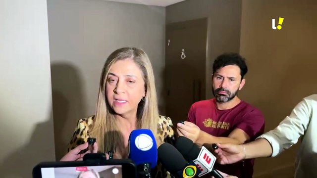 Leila Pereira, presidente do Palmeiras, comenta saída do Palmeiras da Libra